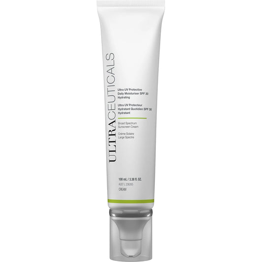 Ultraceuticals Ultra UV Protective Daily SPF 30 Hydrating broad-spectrum daily sunscreen with lightweight hydration for normal to dry and combination skin.