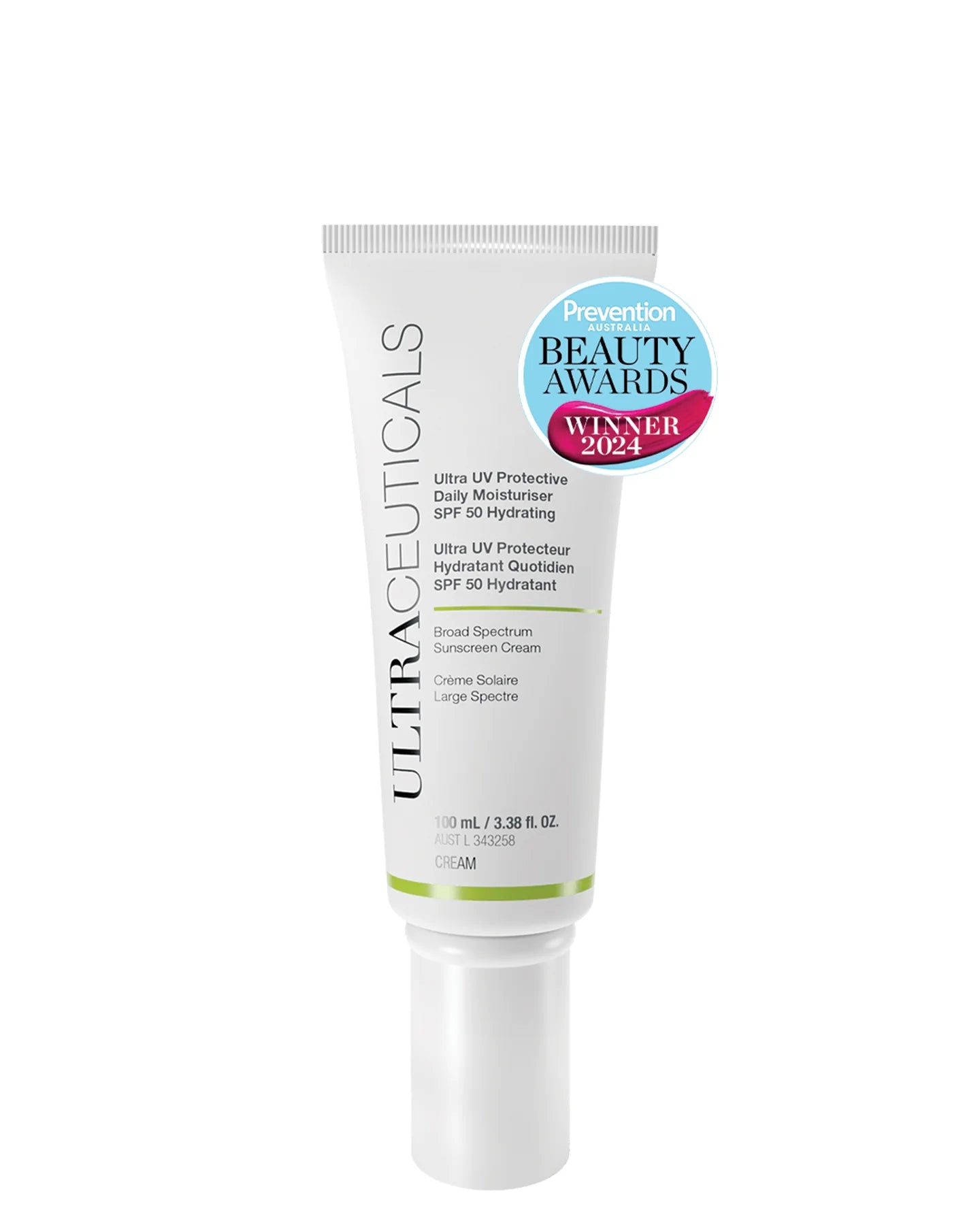 Ultraceuticals Ultra UV Protective Daily SPF 50 Hydrating award-winning broad-spectrum sunscreen for daily UVA and UVB protection with lasting hydration.