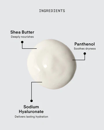 Ultraceuticals Ultra UV Protective Daily SPF 50 Hydrating with shea butter, panthenol and sodium hyaluronate to nourish skin and support lasting hydration.