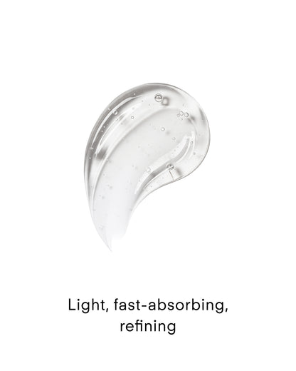 Ultraceuticals Z Clear Shikimic Hydroxy-Biome Facial Serum lightweight exfoliating gel texture for congested and breakout-prone skin.