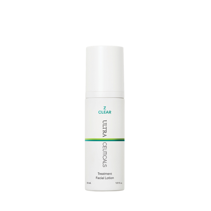 Ultraceuticals Z Clear Treatment Facial Lotion for oily, congested and breakout-prone skin with clarifying actives.