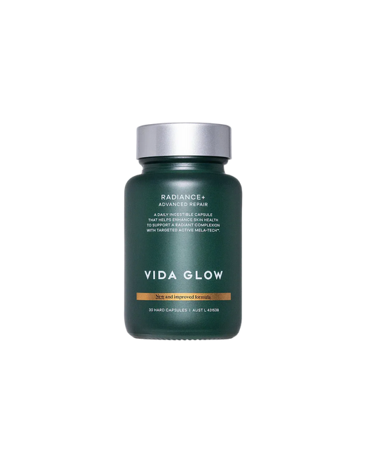 Vida Glow Advanced Repair Radiance+ capsules for pigmentation, dark spots, redness and uneven skin tone support