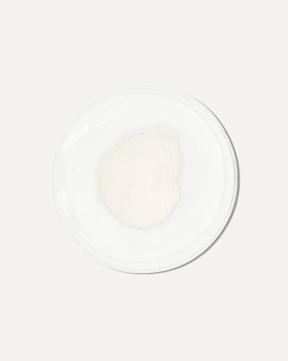 Vida Glow Natural Marine Collagen Powder Glass Tub Original flavourless marine collagen powder texture for easy daily mixing to support skin hydration and elasticity.