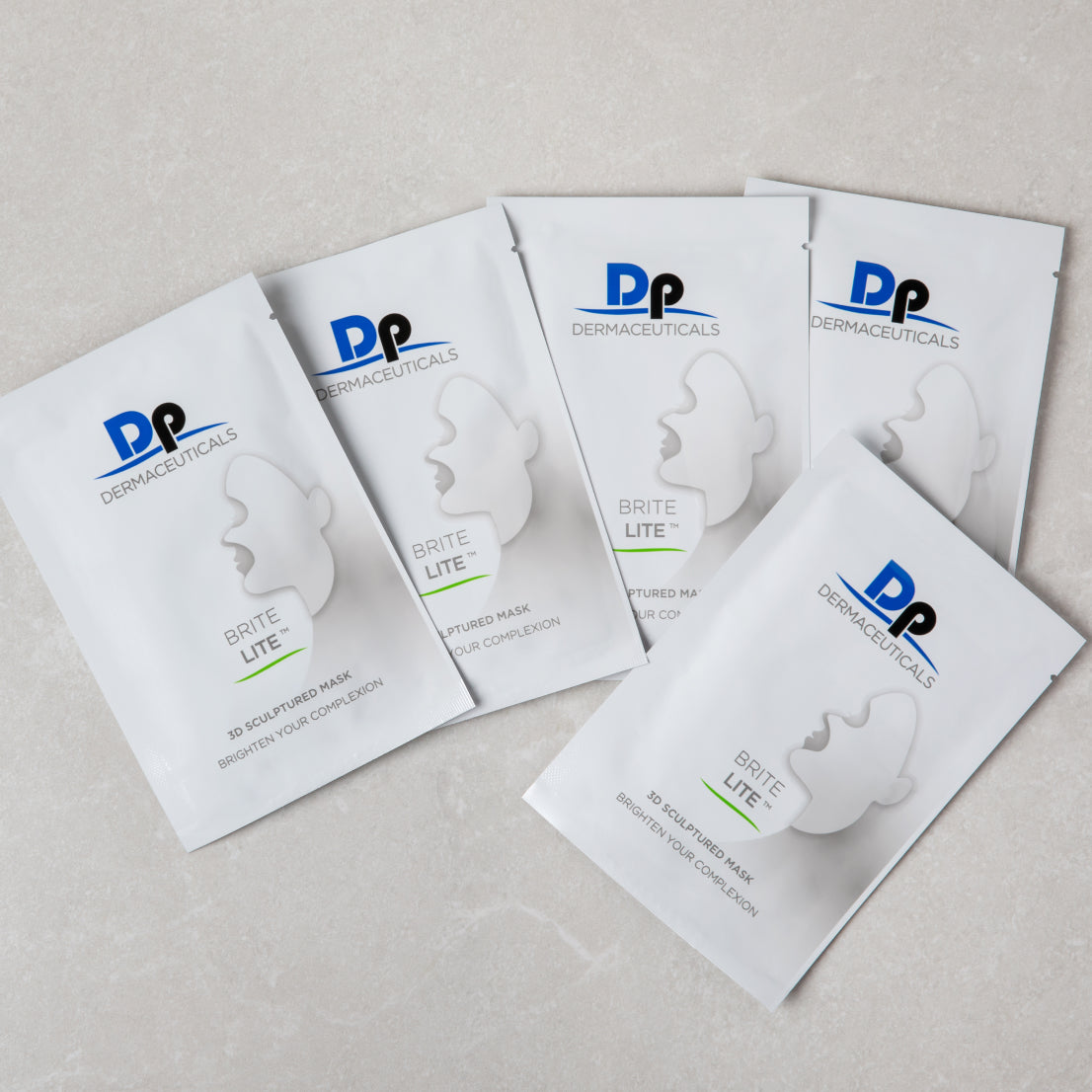 DP Dermaceuticals Brite Lite 3D Sculptured Mask (5 Pack)
